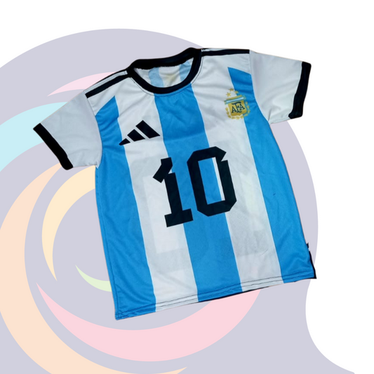 Camiseta con diseño de selección de Argentina
